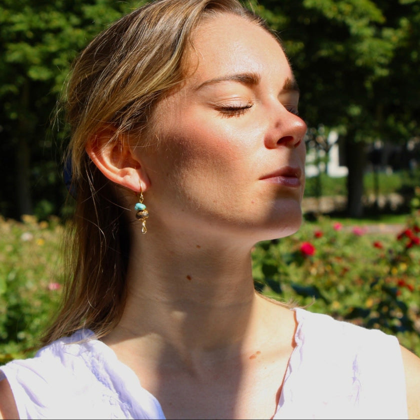 Umi Yo Noru - Glass Earrings