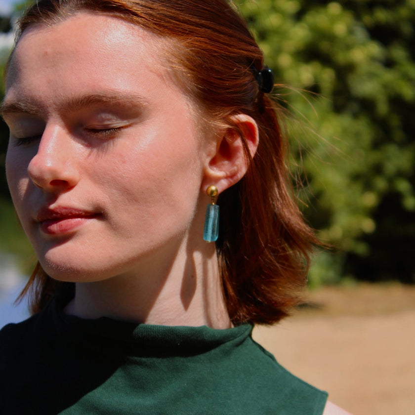 Brume - Glass Earrings