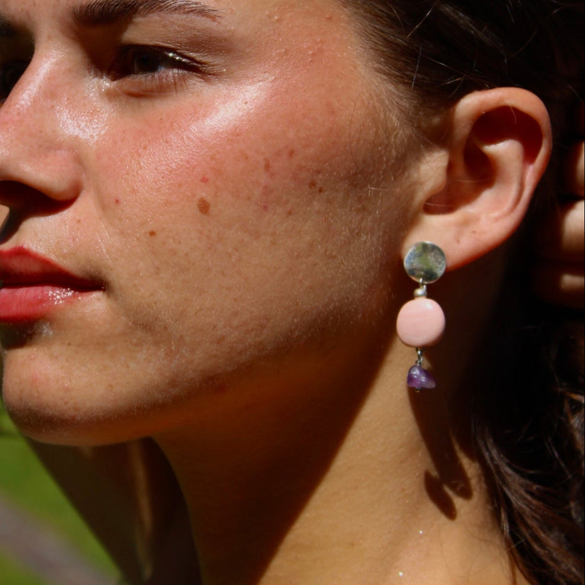 Hanae - Glass Earrings