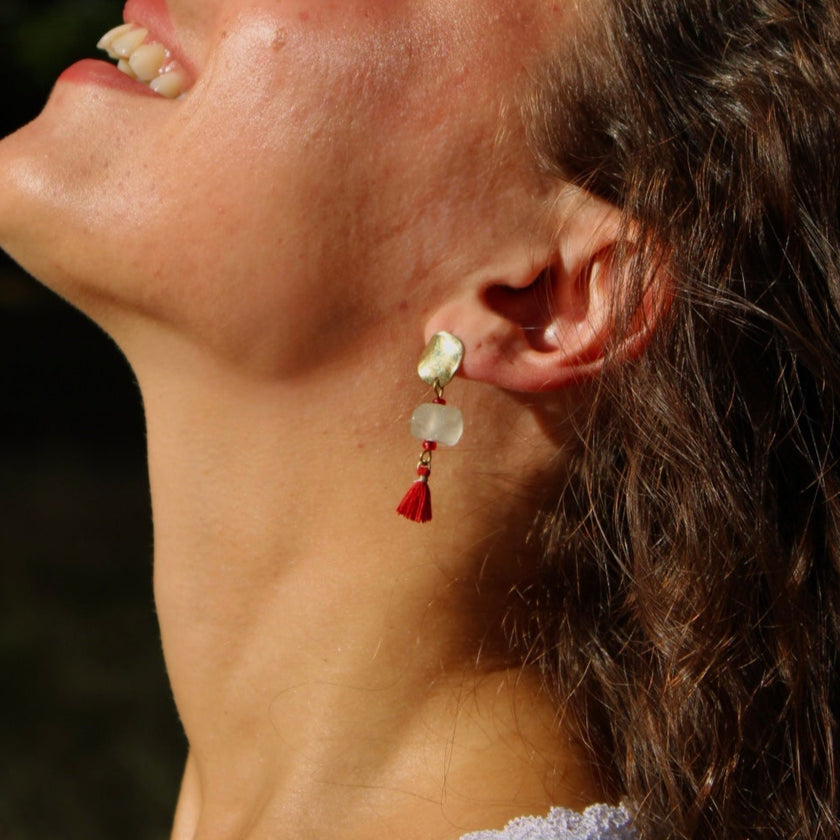 Shinku - Glass Earrings