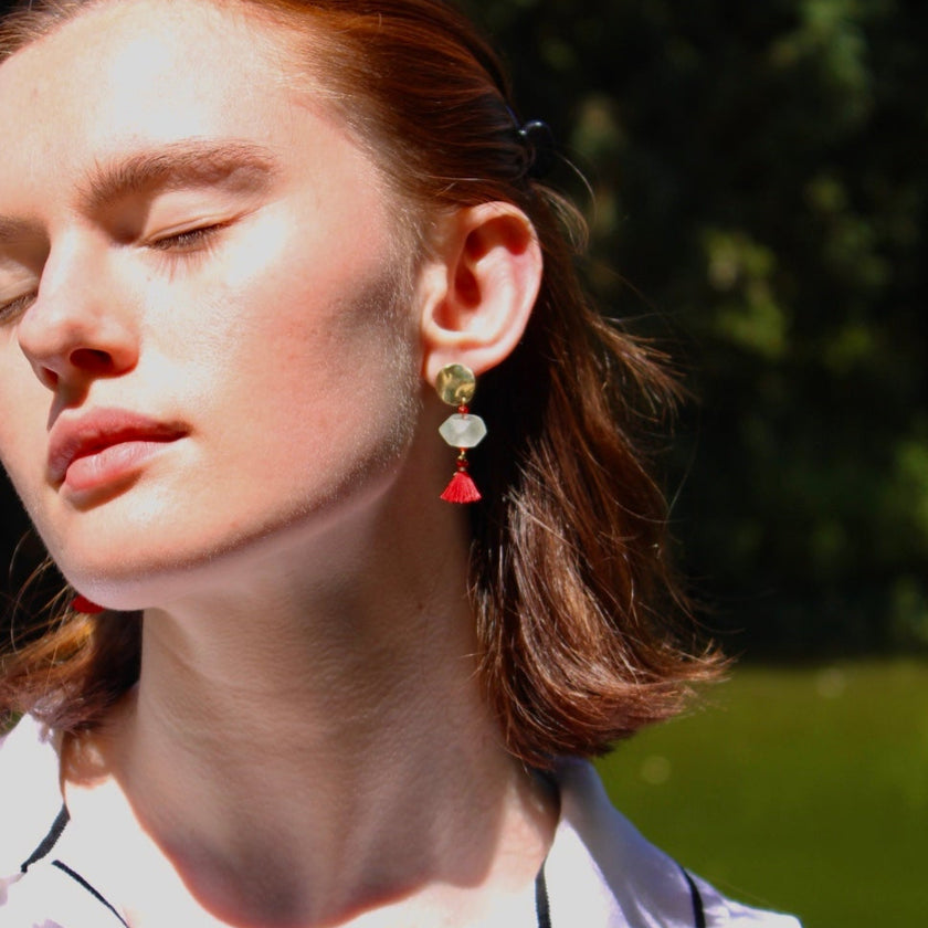 Shinku - Glass Earrings