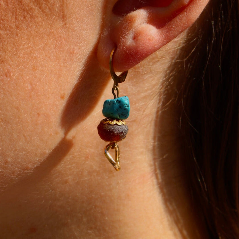 Umi Yo Noru - Glass Earrings