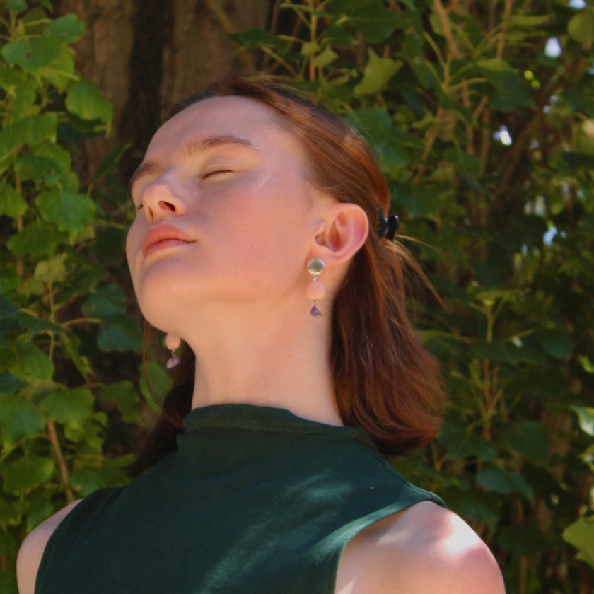 Hanae - Glass Earrings