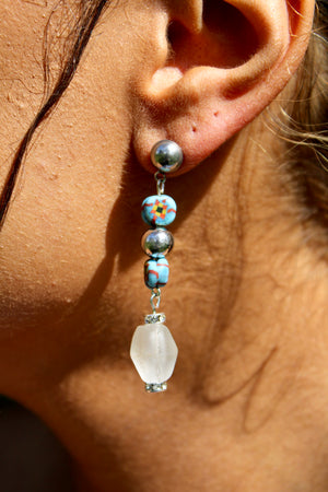 Waterfall Glass Earrings