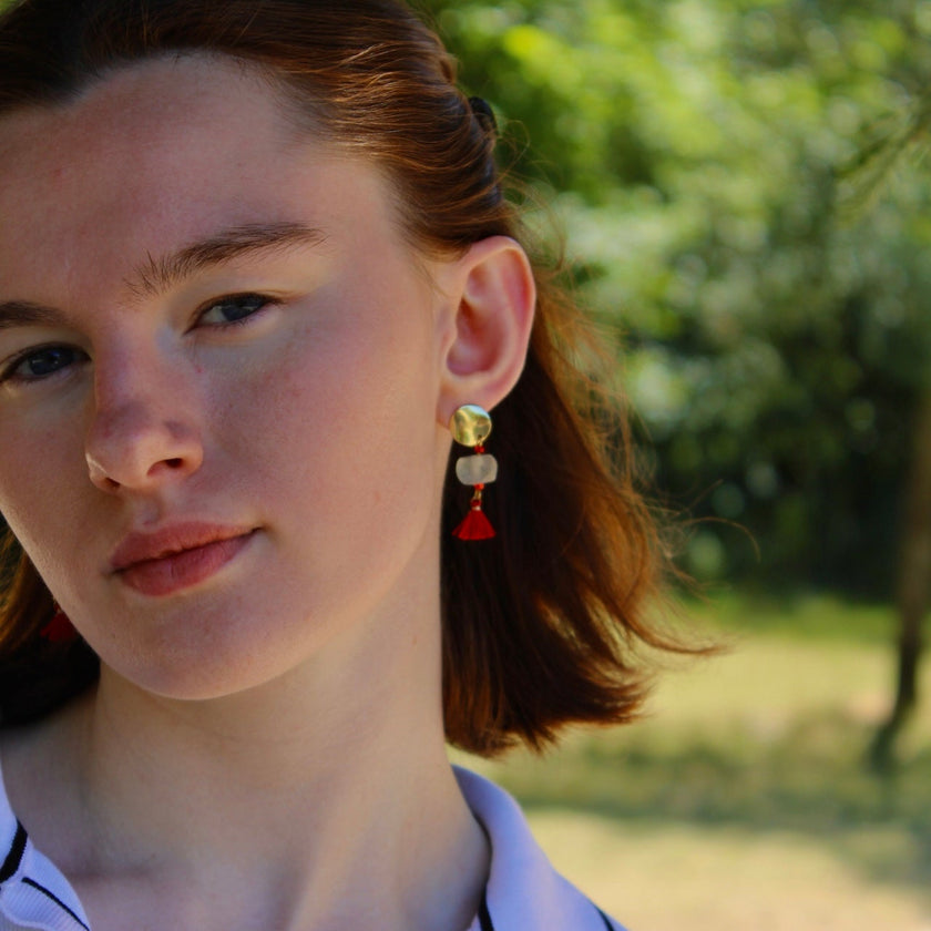 Shinku - Glass Earrings