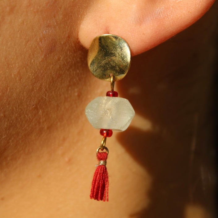 Shinku - Glass Earrings