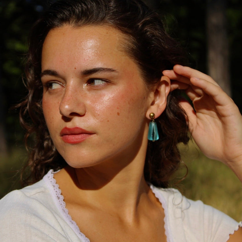 Brume - Glass Earrings