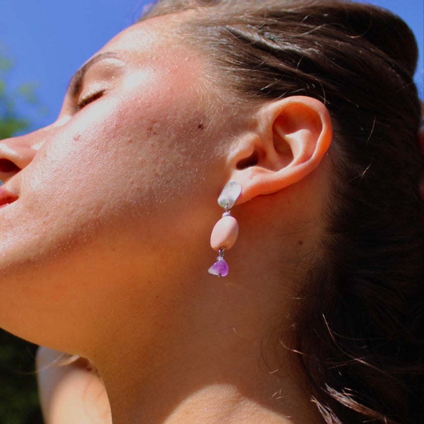 Hanae - Glass Earrings