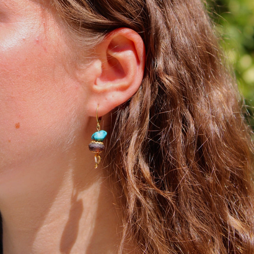 Umi Yo Noru - Glass Earrings