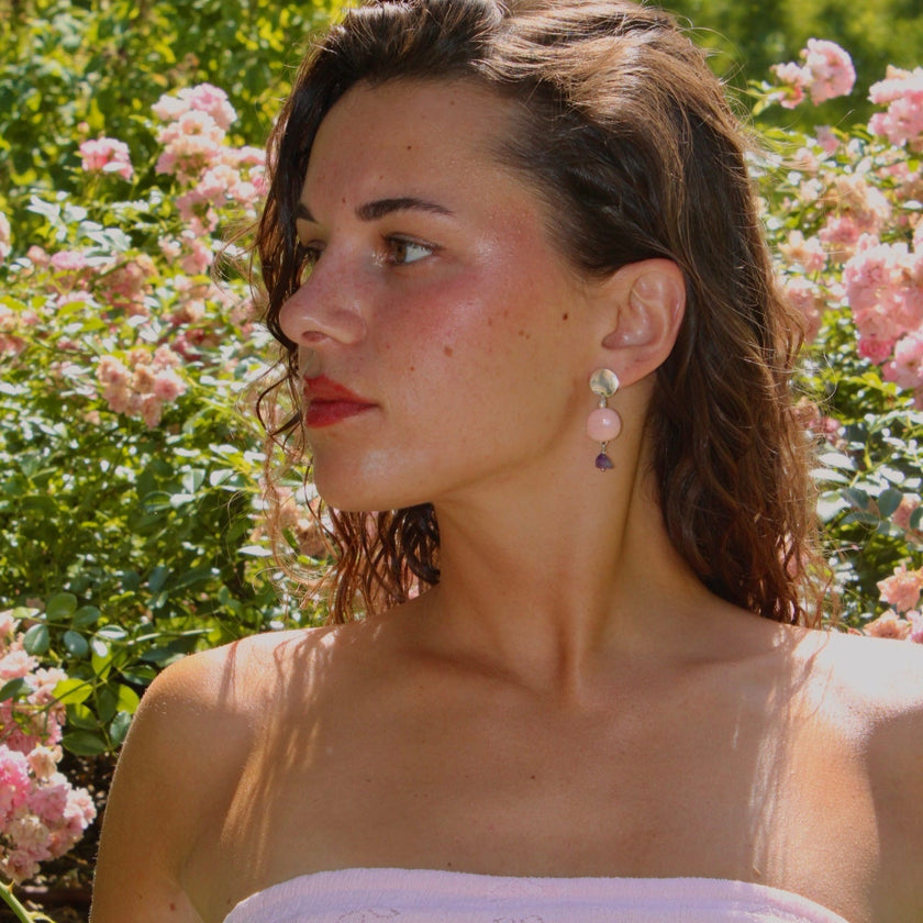 Hanae - Glass Earrings