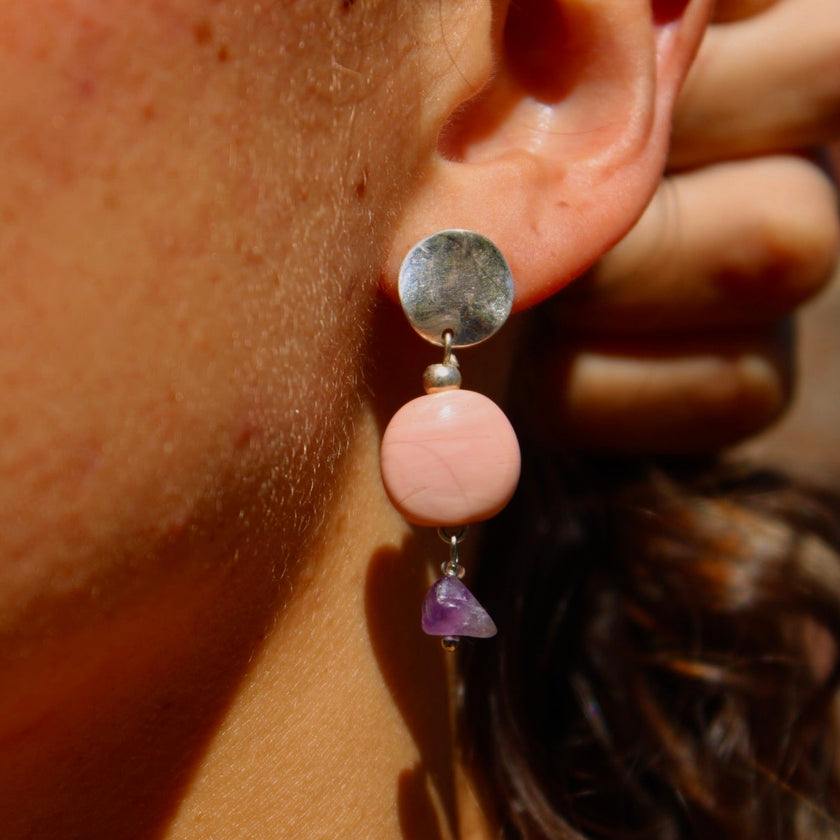 Hanae - Glass Earrings