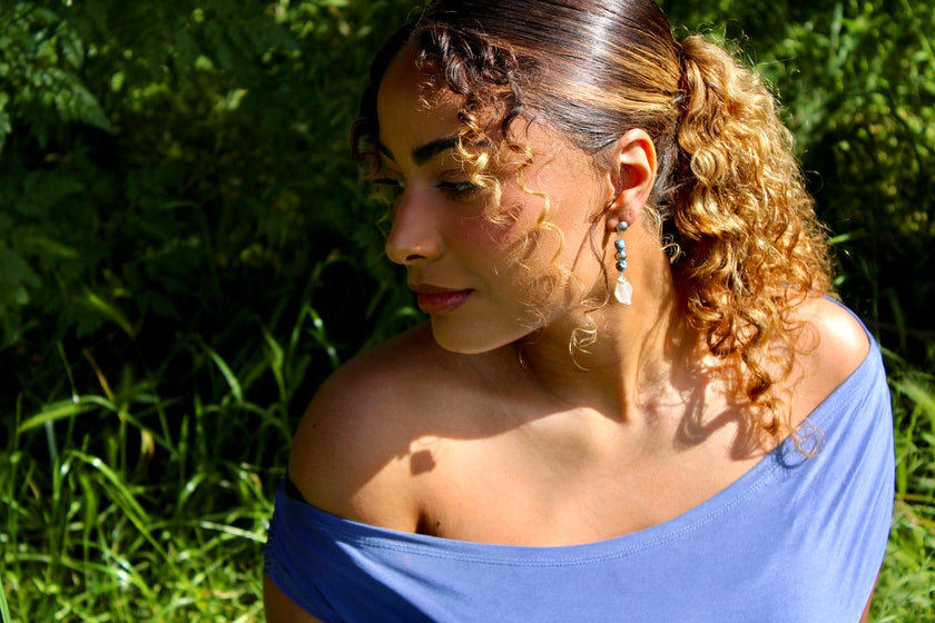 Waterfall Glass Earrings