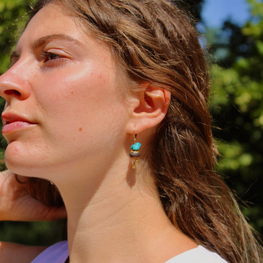 Umi Yo Noru - Glass Earrings