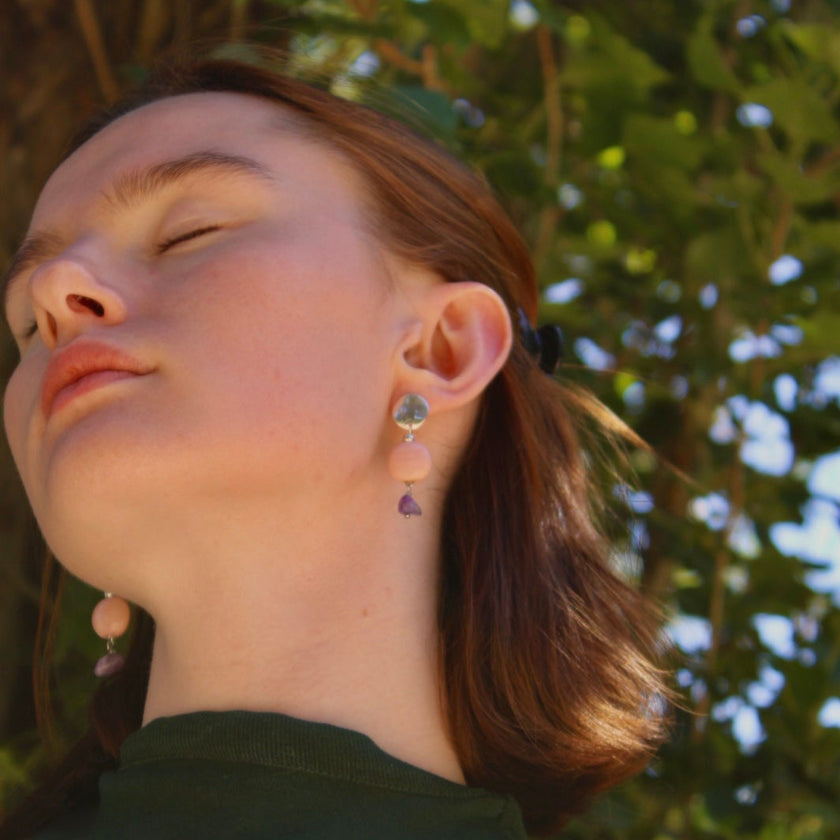 Hanae - Glass Earrings