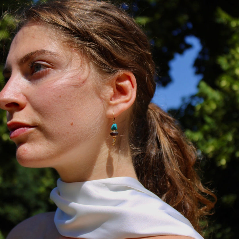 Umi Yo Noru - Glass Earrings