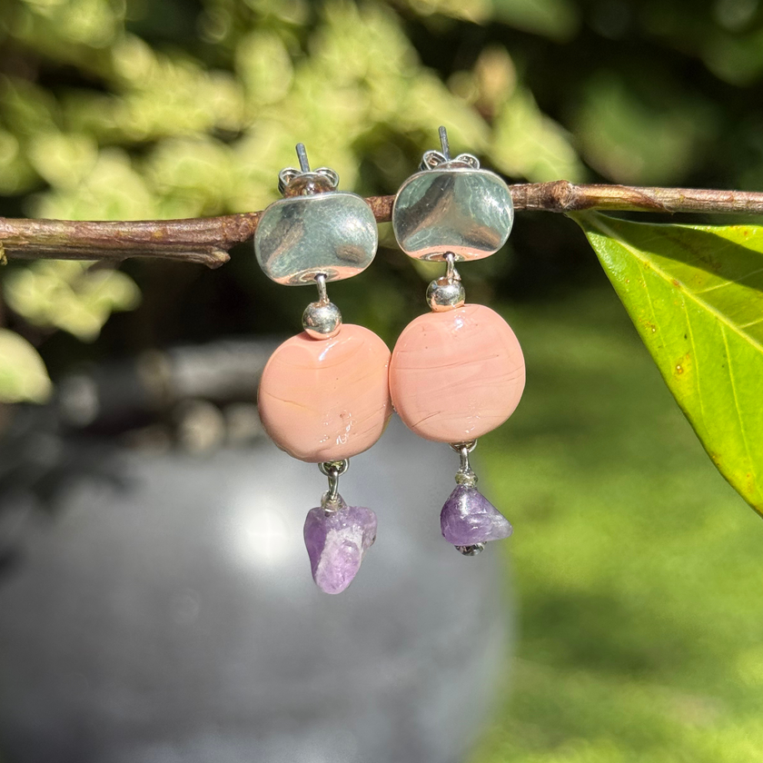 Hanae - Glass Earrings