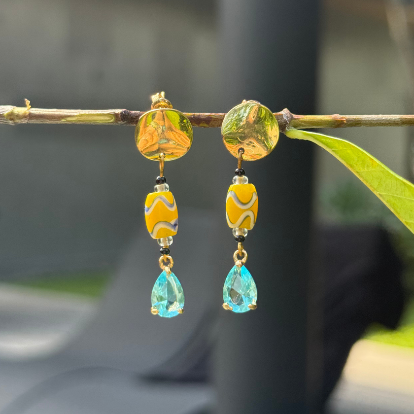 Aquamiel - Glass Earrings